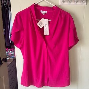 Calvin Klein Fuchsia Blouse